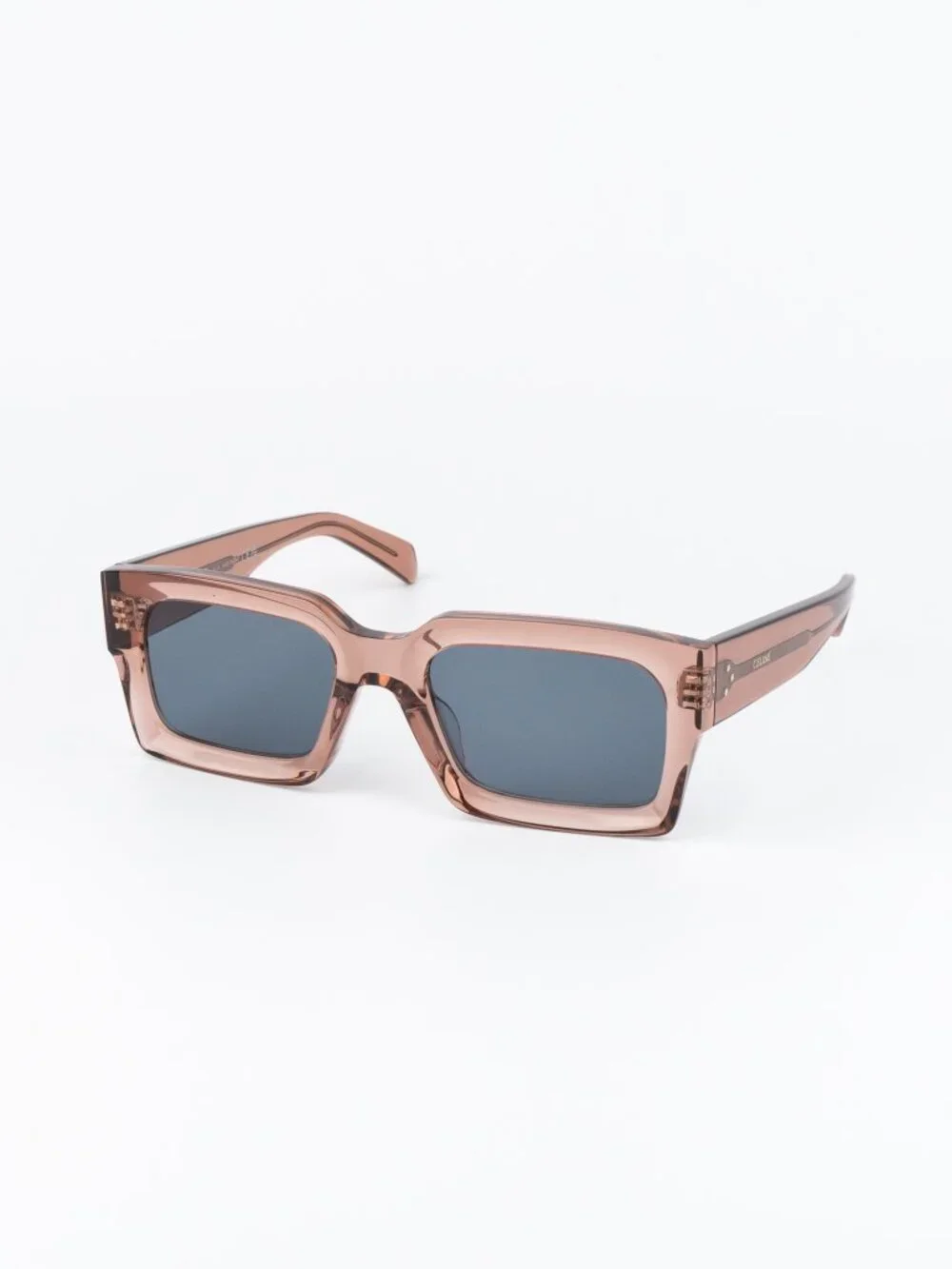 Celine Men Sunglasses Pink Blue Rectangle CL40280U 74V NEW AUTHENTIC